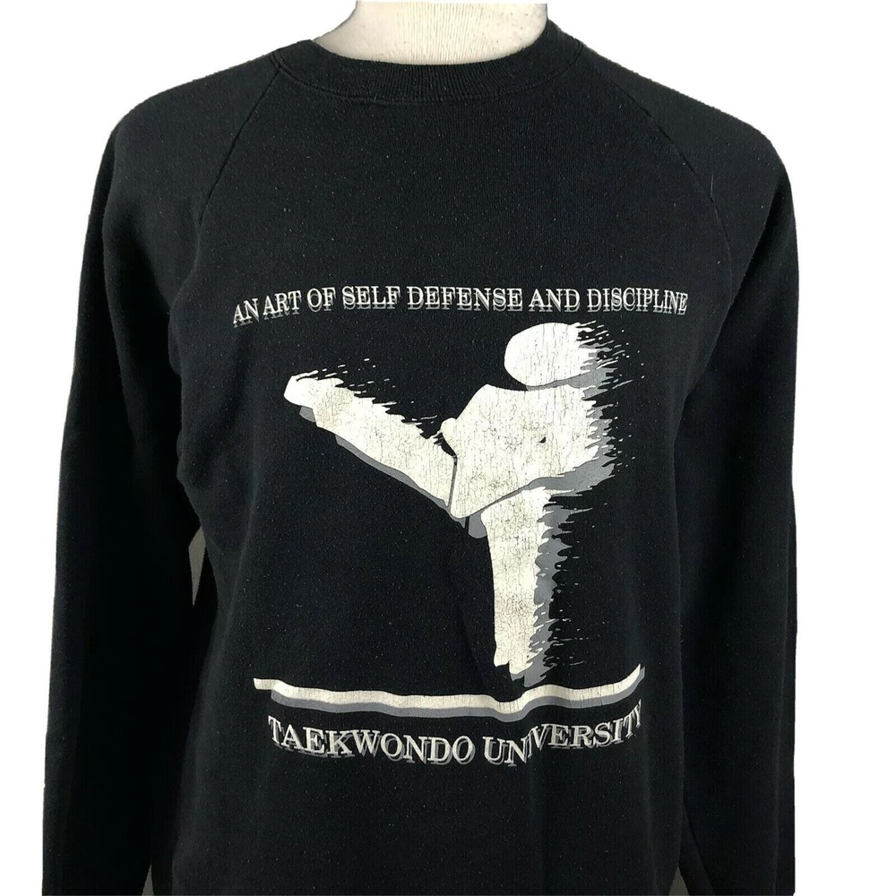 Taekwondo ATA‎ University Vintage 90s Sweatshirt Size XL Fruit Of The Loom USA